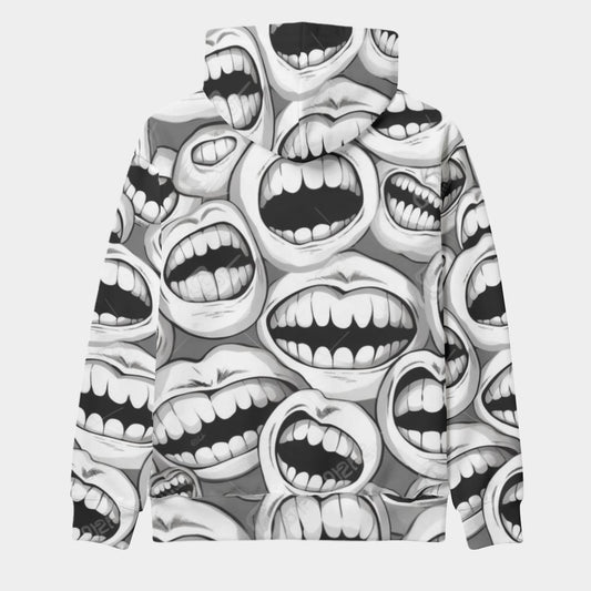 Euphoriyum Theory Men's Scuba Hoodie with Drawstring Pocket and Black Inner Hood