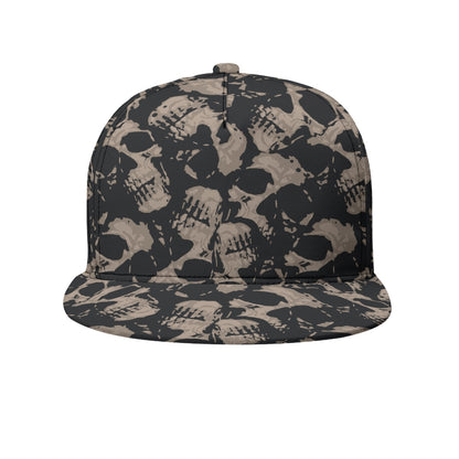 Euphoriyum Theory Flat-Brim Baseball Cap - Stylish Dark Skull Design