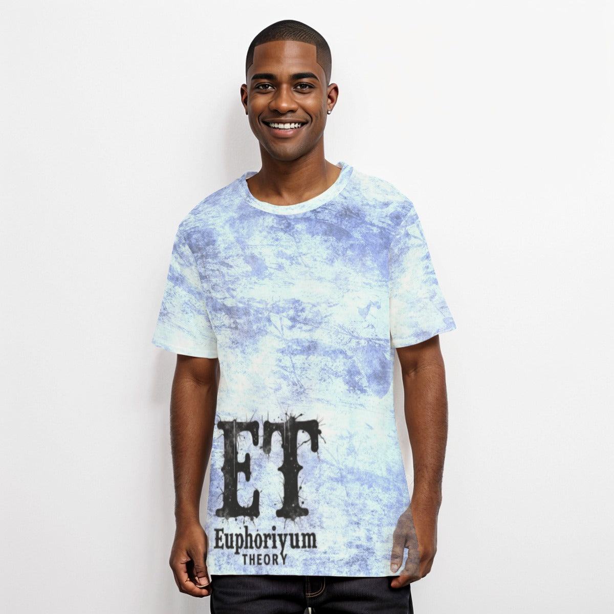 Euphoriyum Theory Men's Comfortable 100% Cotton O-Neck Tee | Regular Fit