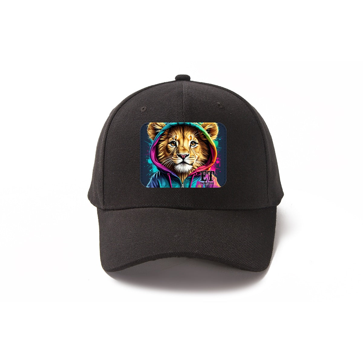Euphoriyum Theory LLC Lions Face Baseball Cap with Curved Brim for Outdoor Activities