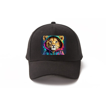 Euphoriyum Theory LLC Lions Face Baseball Cap with Curved Brim for Outdoor Activities