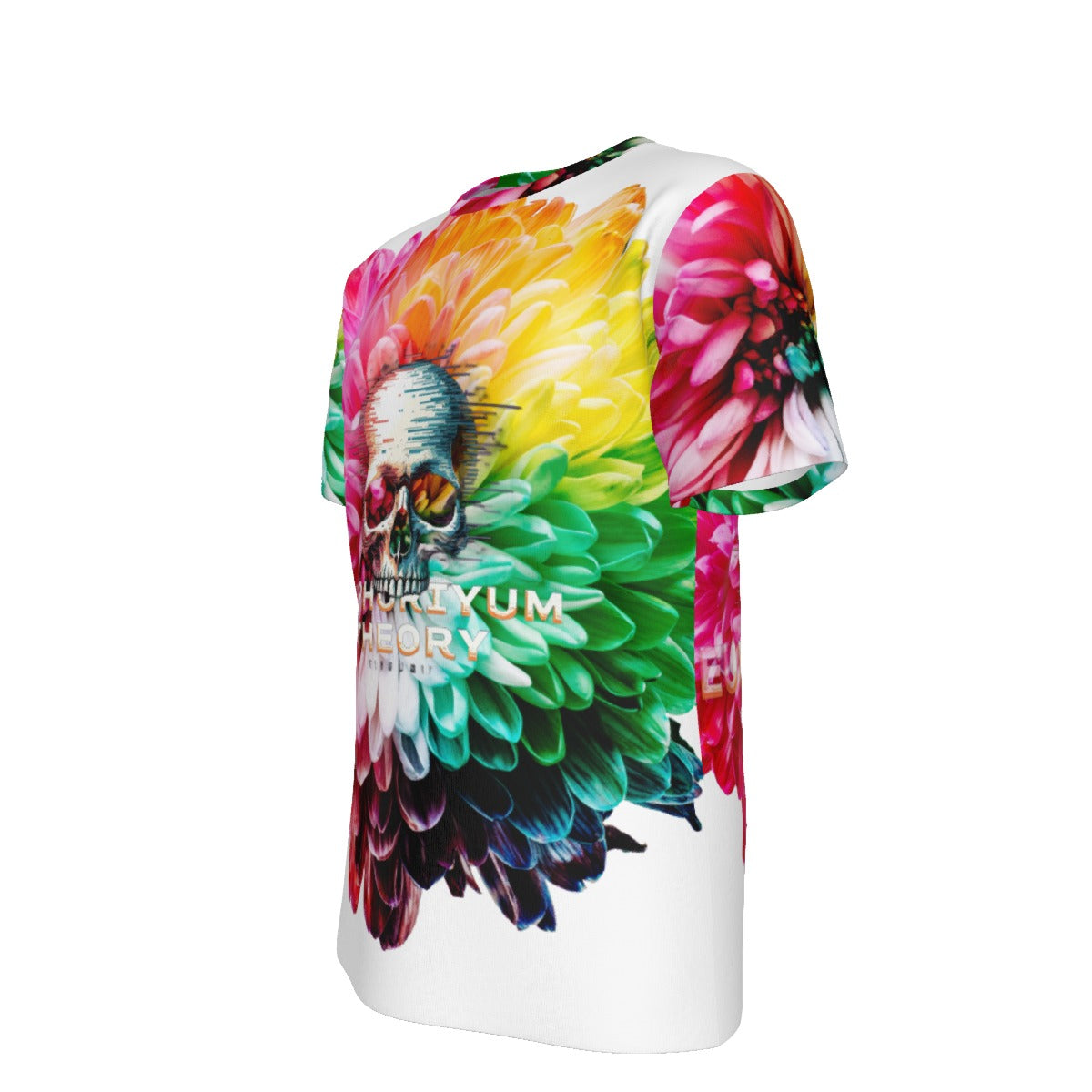 Euphoriyum Theory Men's O-Neck Skull Print T-Shirt | 100% Cotton, Regular Fit