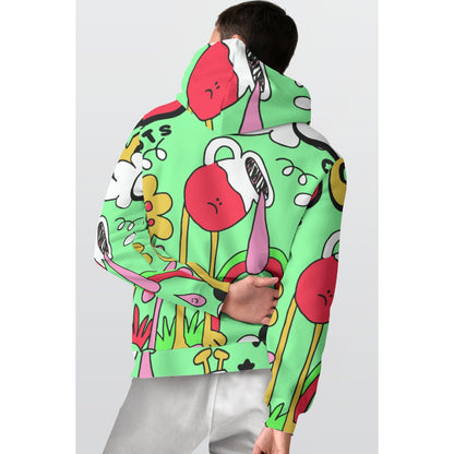 All-Over Print Men's Thicken Pullover Hoodie