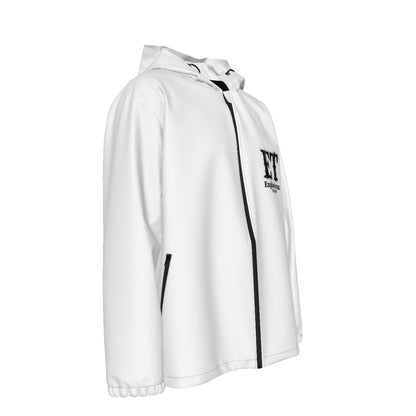 Euphoriyum Theory Men's Windproof Polyester Hooded Zipper Jacket for Outdoor Activities