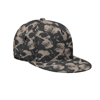 Euphoriyum Theory Flat-Brim Baseball Cap - Stylish Dark Skull Design