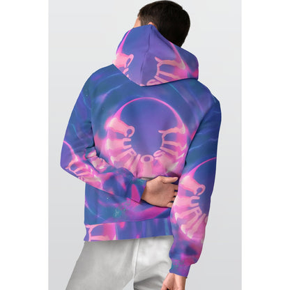 Euphoriyum Theory Men's Thicken Fleece-Lined Hoodie for Warm Comfort