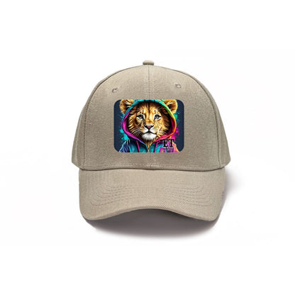 Euphoriyum Theory LLC Lions Face Baseball Cap with Curved Brim for Outdoor Activities