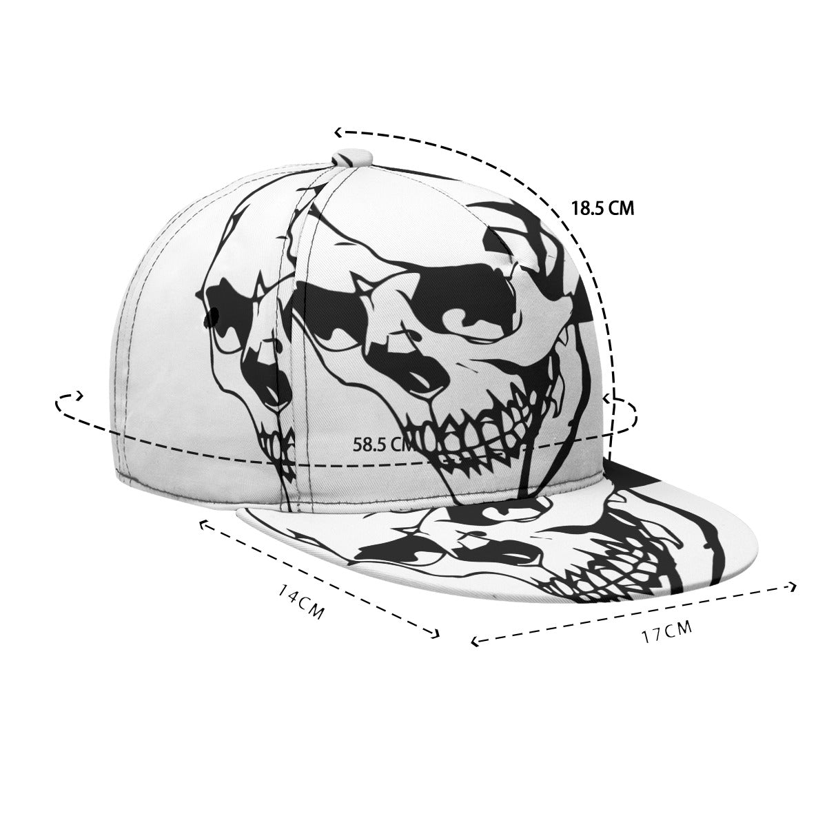 Euphoriyum Theory ET Skull Flat-Brim Baseball Cap